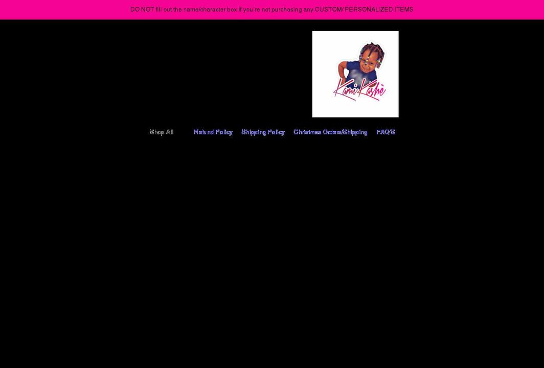 kamikashe.com shopify website screenshot