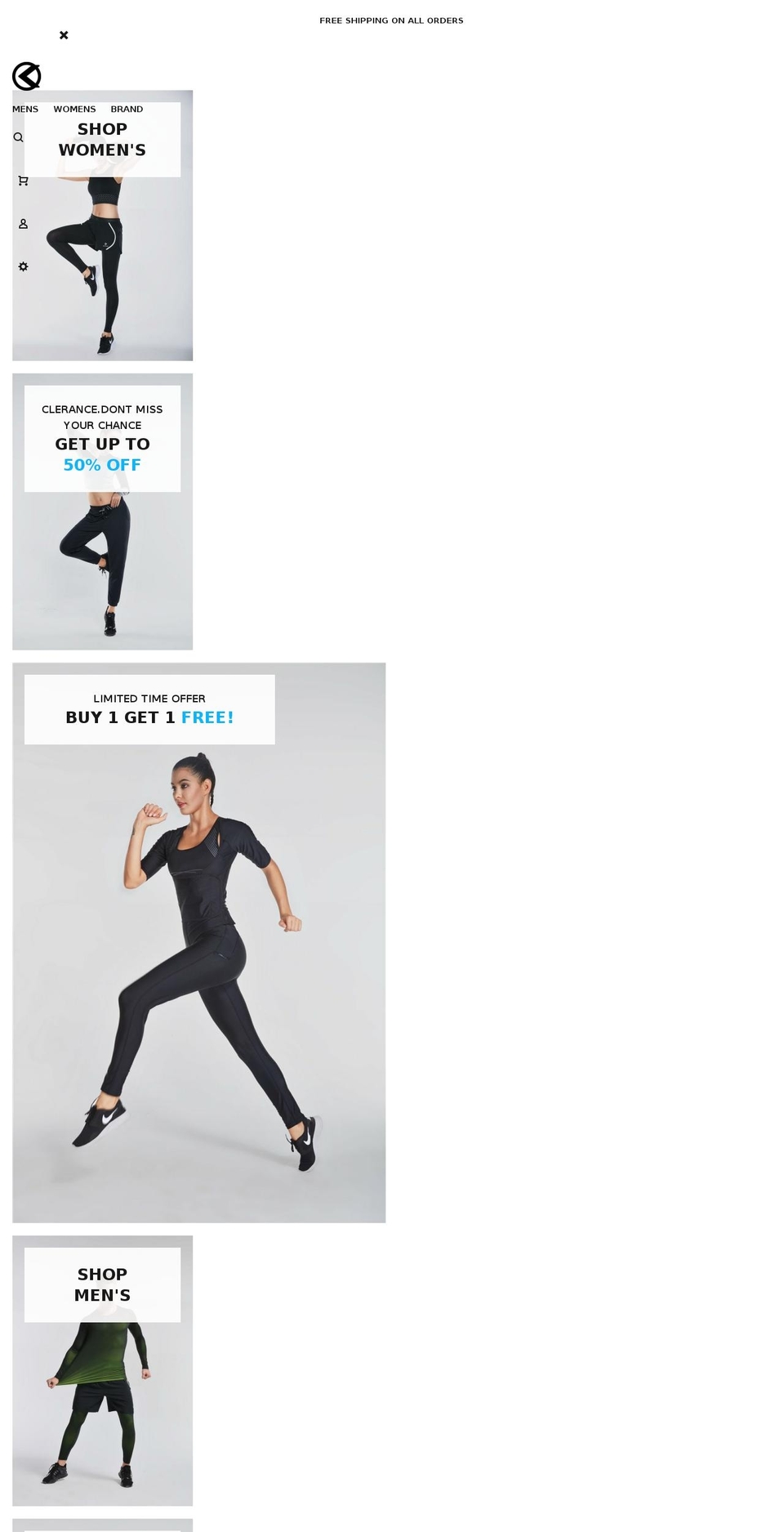 kamofitness.com — Shopify storefront screenshot