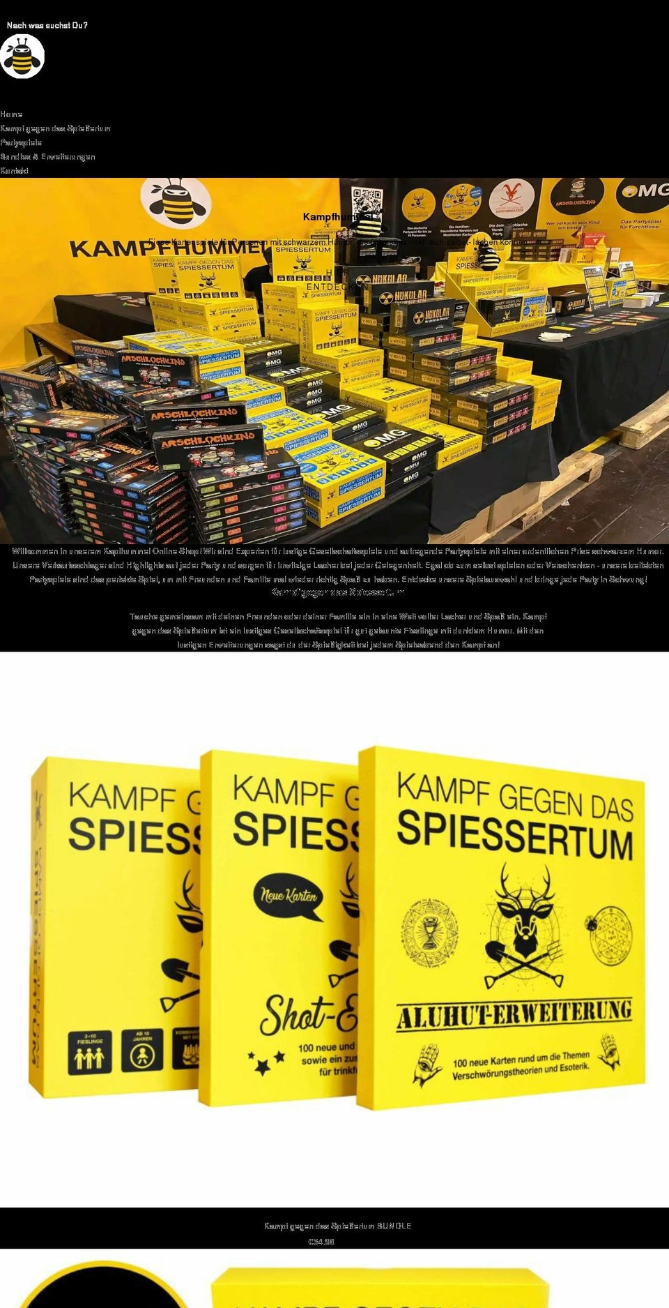 theme-export-www-kampfgegendasbuenzlitum-ch-la Shopify theme site example kampfgegendasspiessertum.de