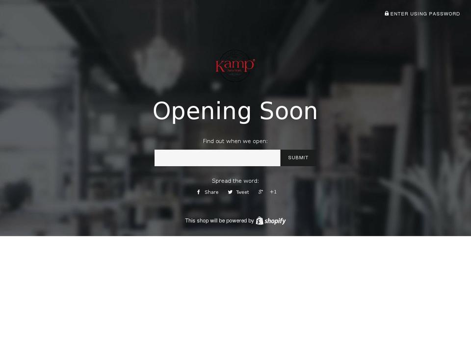 kampny.com — Shopify storefront screenshot