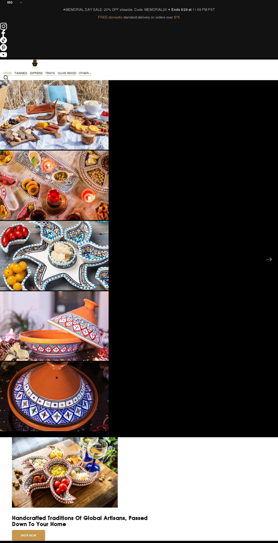 kamsah.com shopify website screenshot