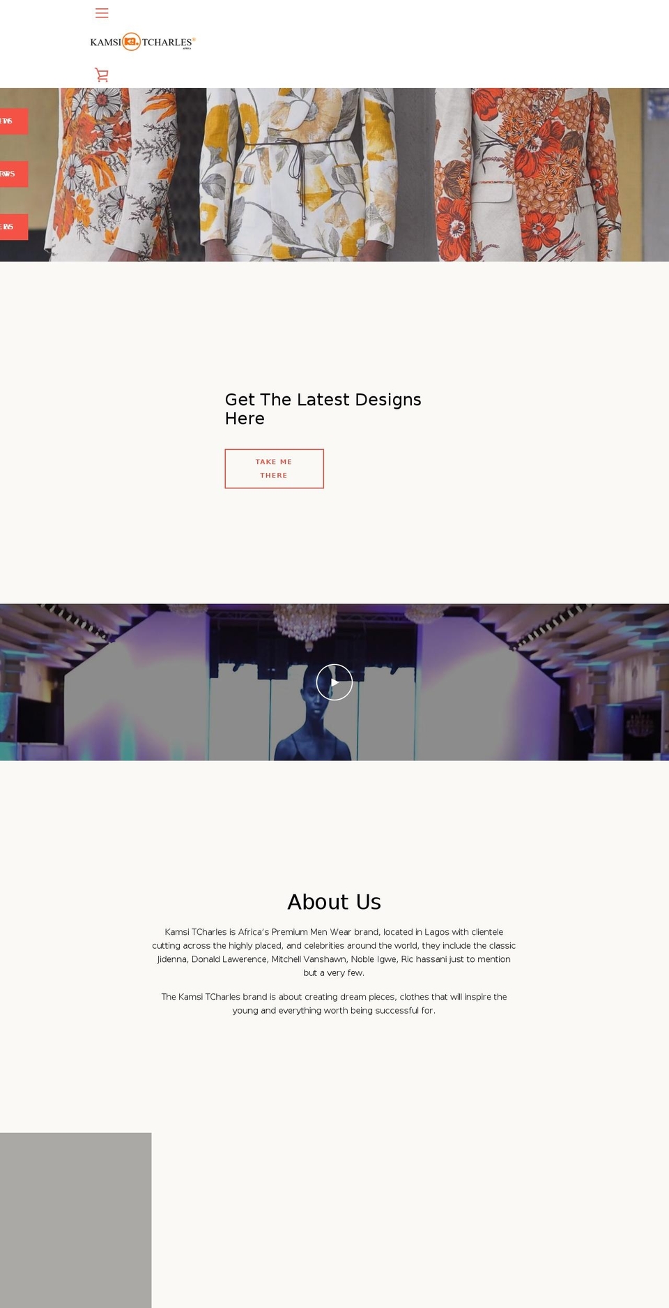kamsitcharles.com shopify website screenshot
