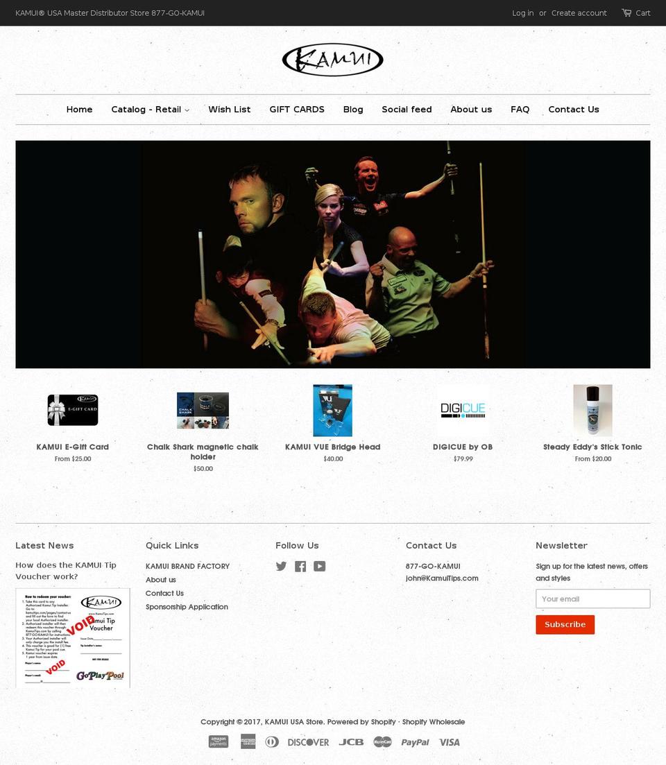 kamuitip.com shopify website screenshot