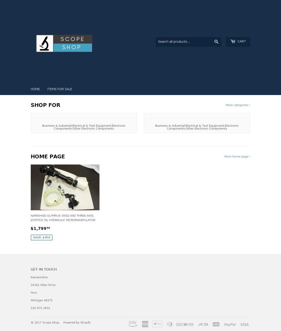 kanasonline.com shopify website screenshot