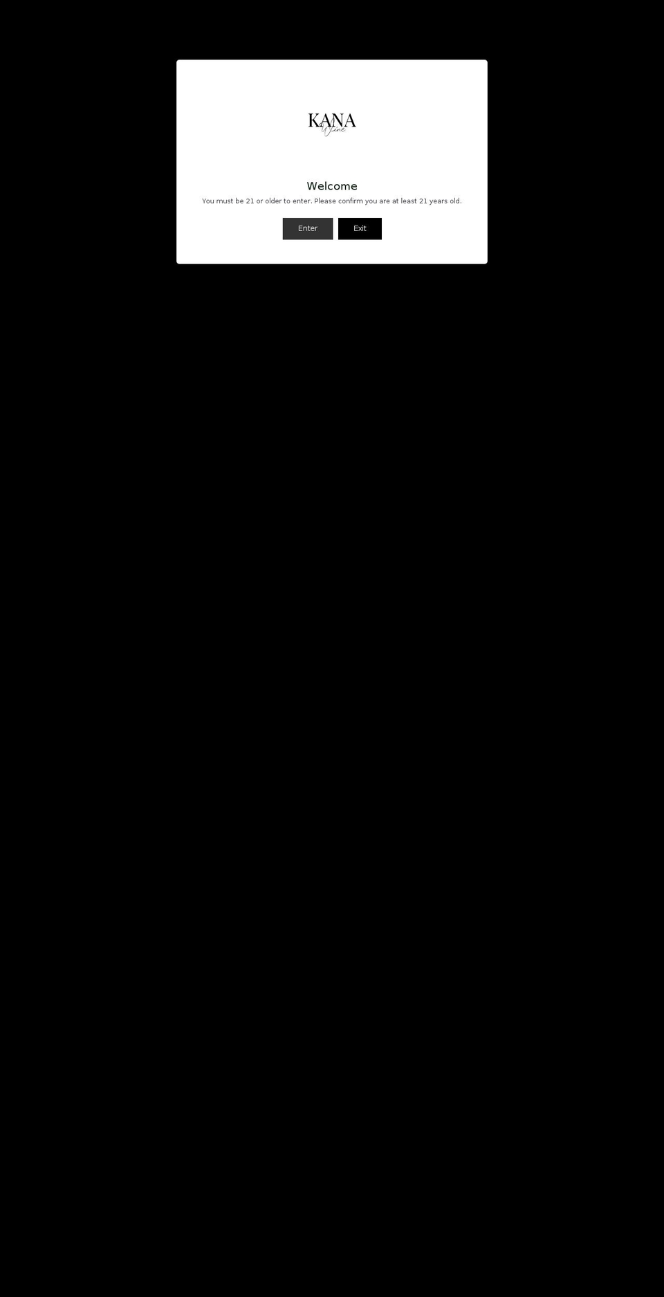 kanawineandmore.com shopify website screenshot