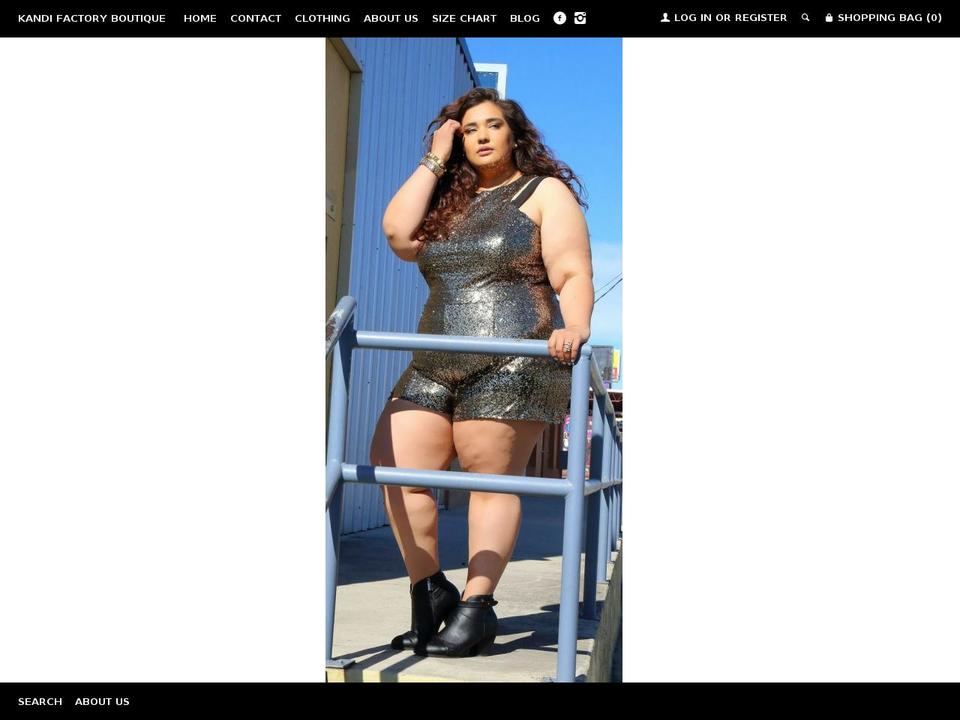 kandifactoryboutique.com shopify website screenshot
