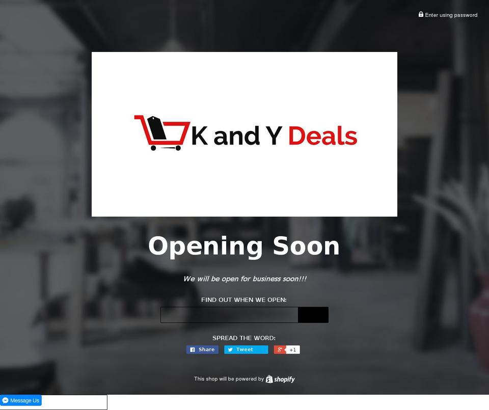 kandydeals.com shopify website screenshot