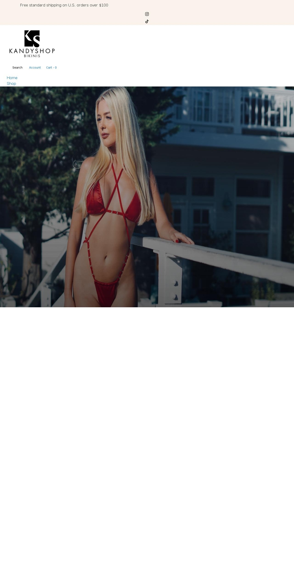 kandyshopbikinis.com shopify website screenshot