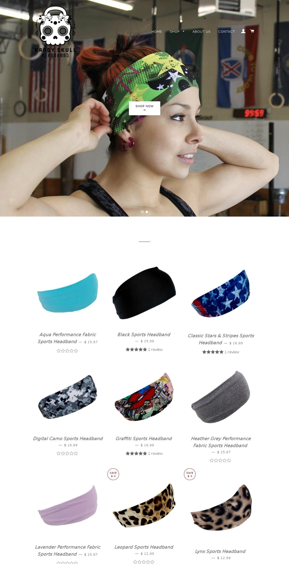kandyskull.com — Shopify storefront screenshot