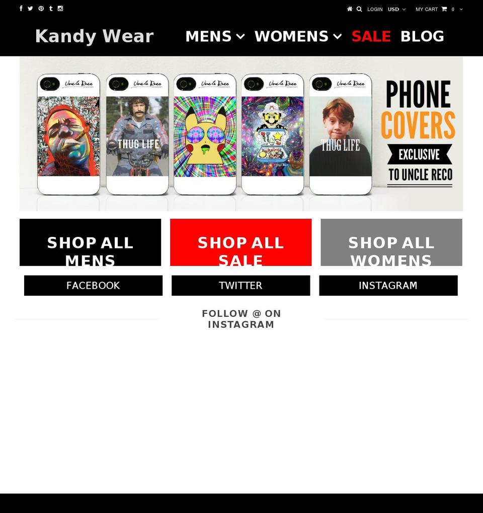 Copy of Original Theme Shopify theme site example kandywear.com