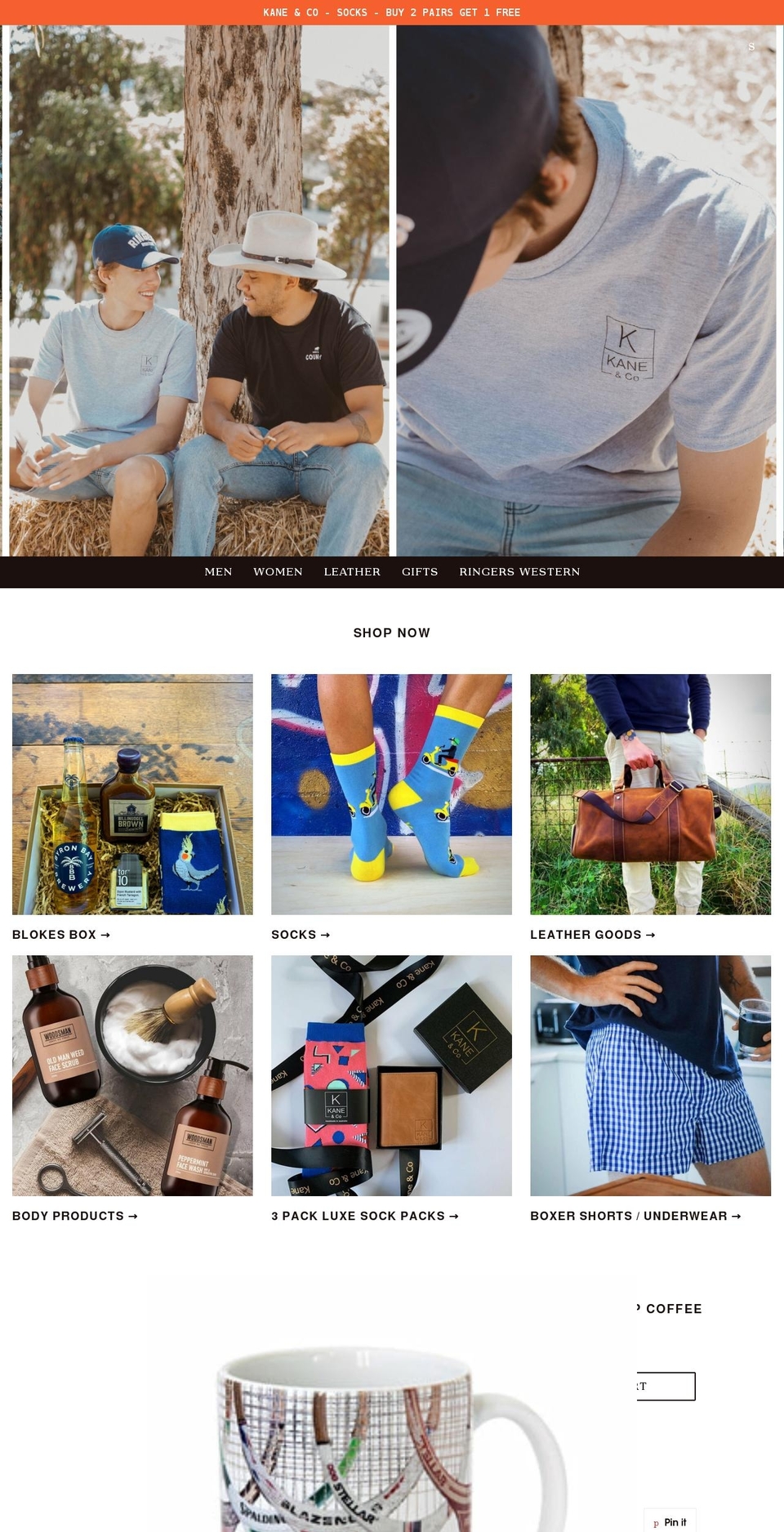 kaneandco.com.au shopify website screenshot