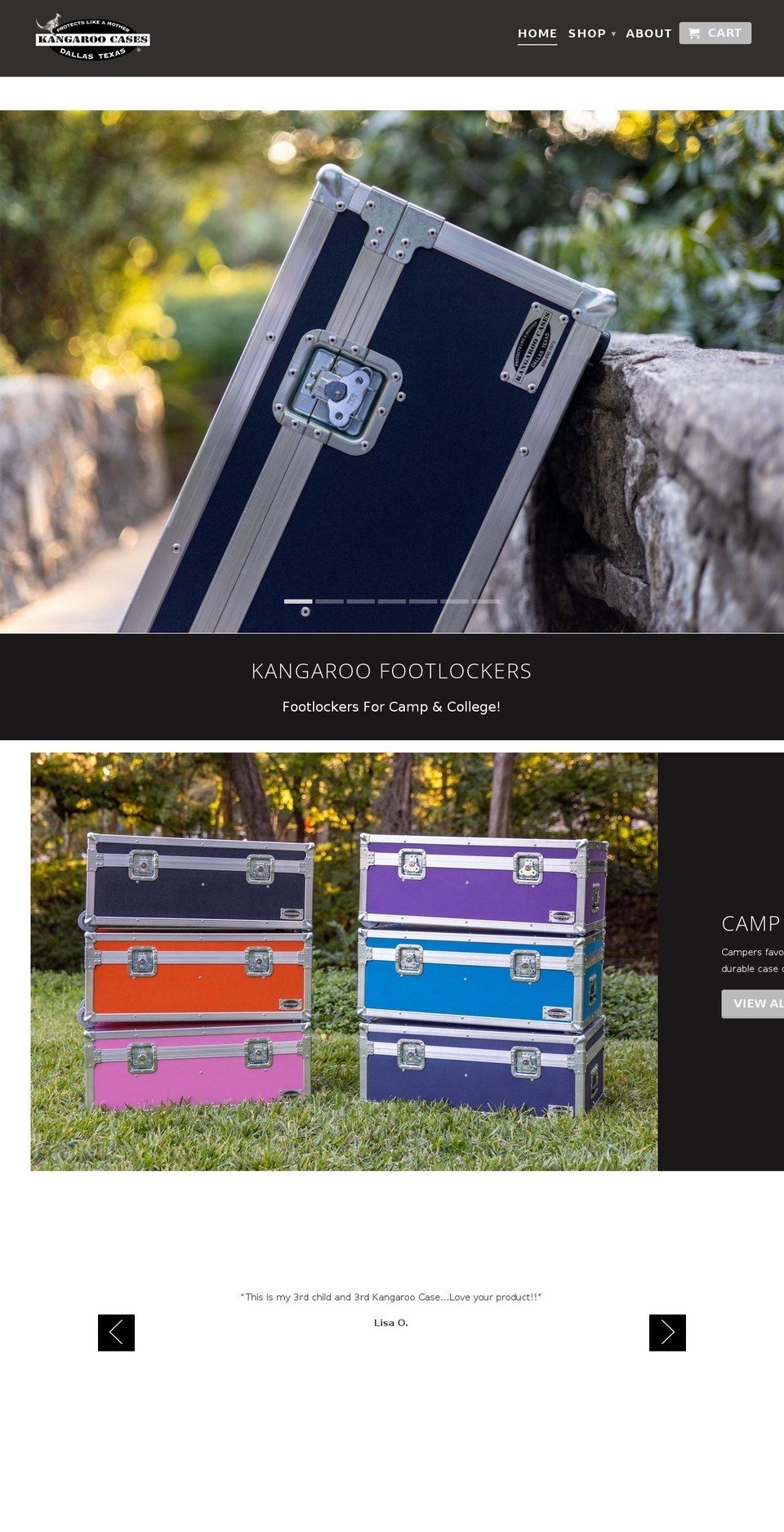 kangaroofootlockers.com shopify website screenshot