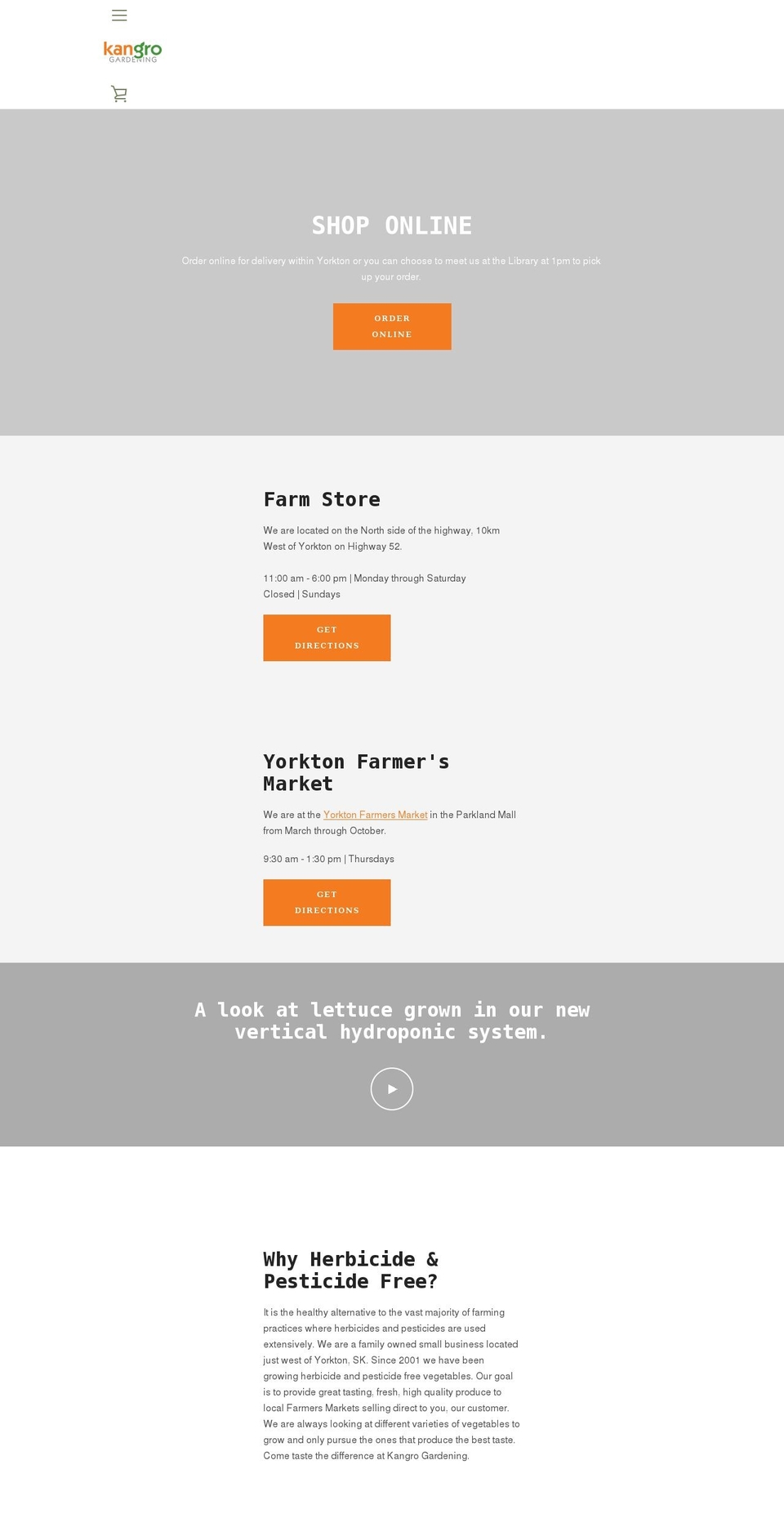 kangro.ca shopify website screenshot