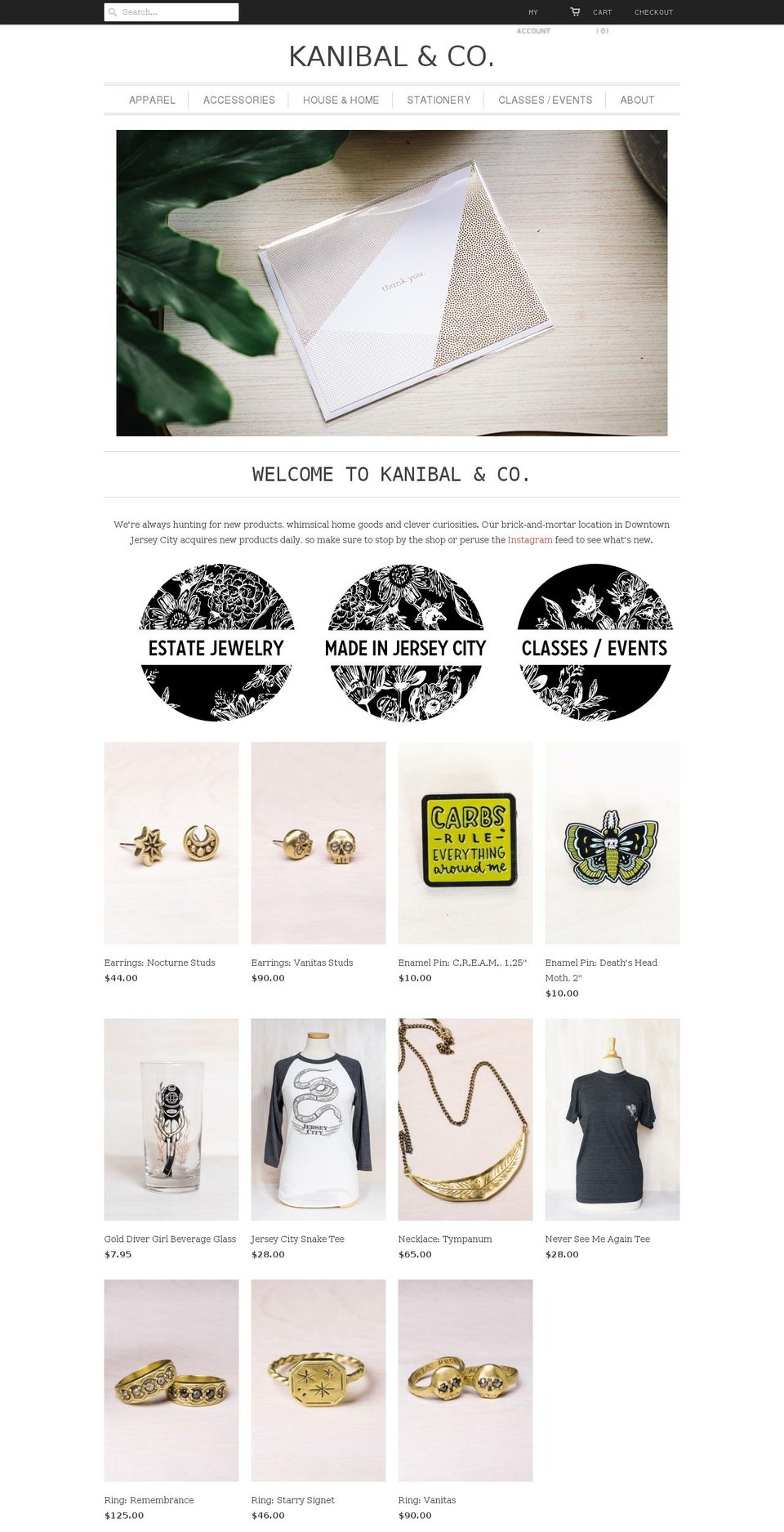 kanibalhome.com shopify website screenshot