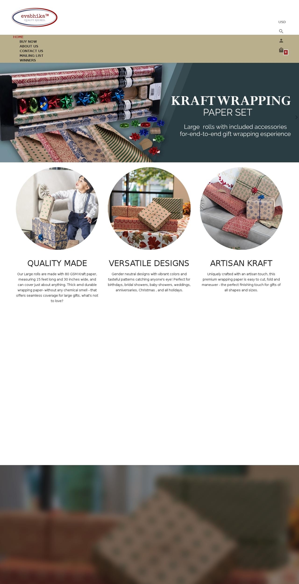 Evabhika Shopify theme site example kanikastore.com