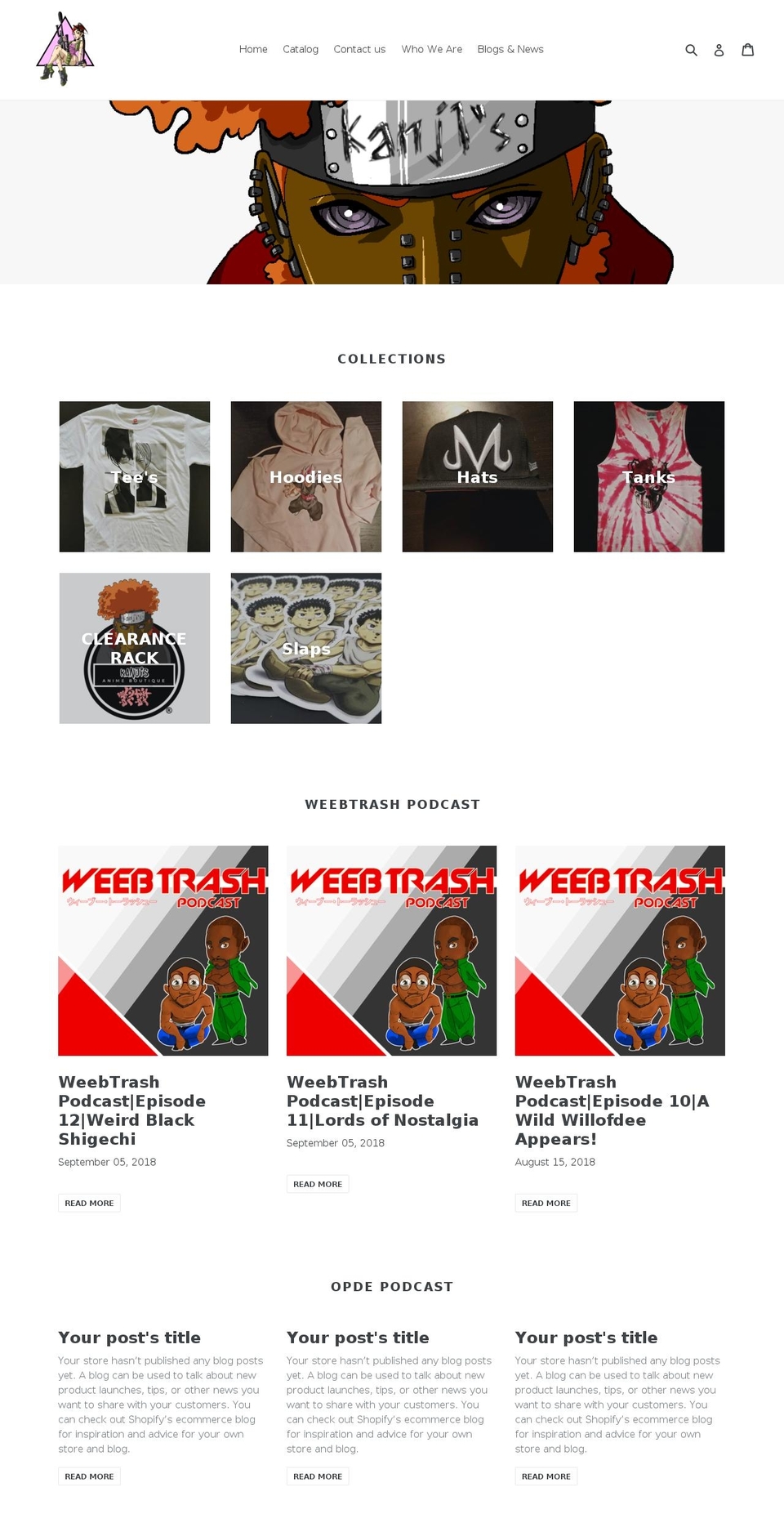 kanjisboutique.com — Shopify storefront screenshot