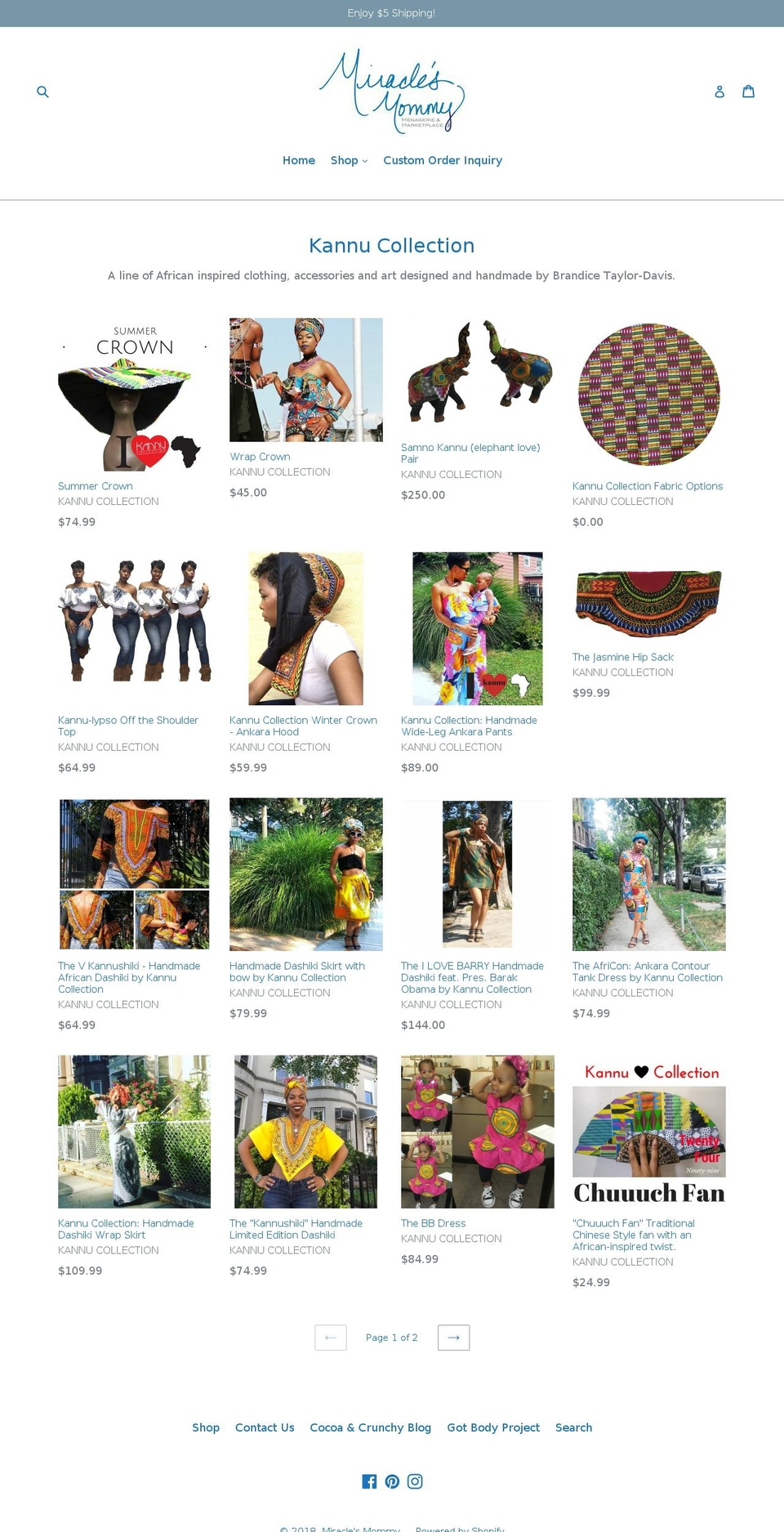 kannumeanslove.com — Shopify storefront screenshot