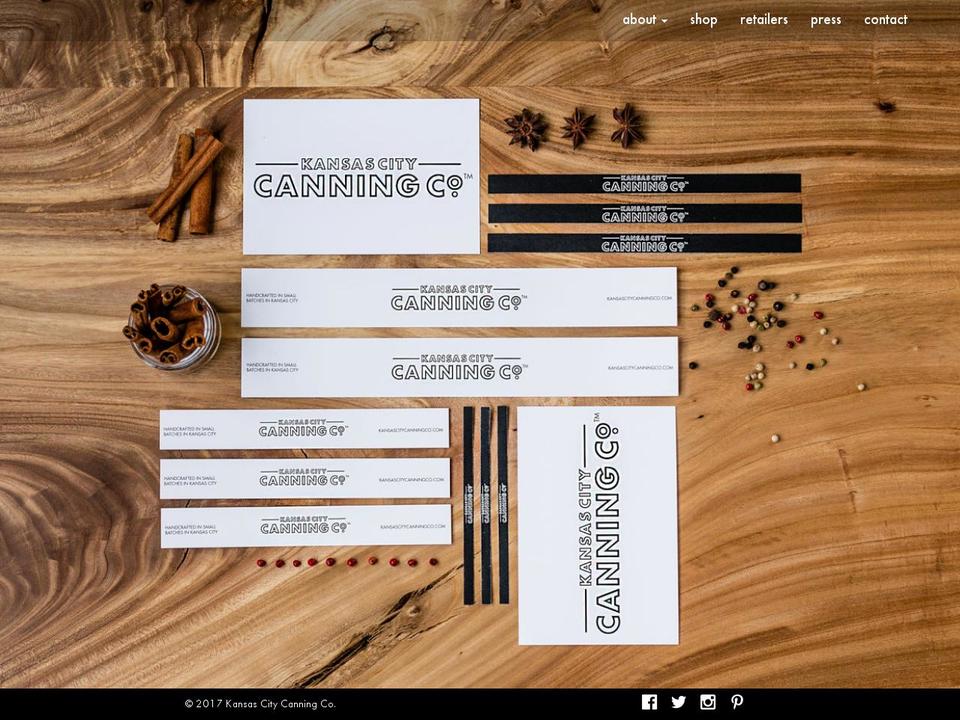 kansascitycanning.com shopify website screenshot