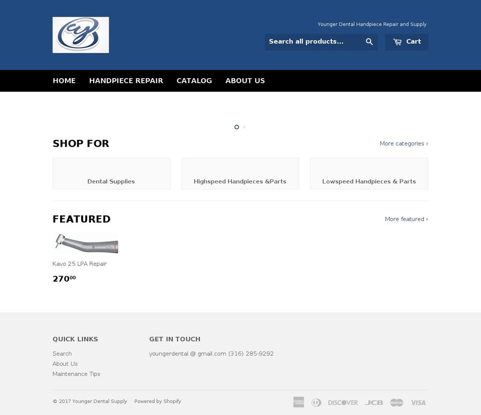 kansashandpiecerepair.com shopify website screenshot