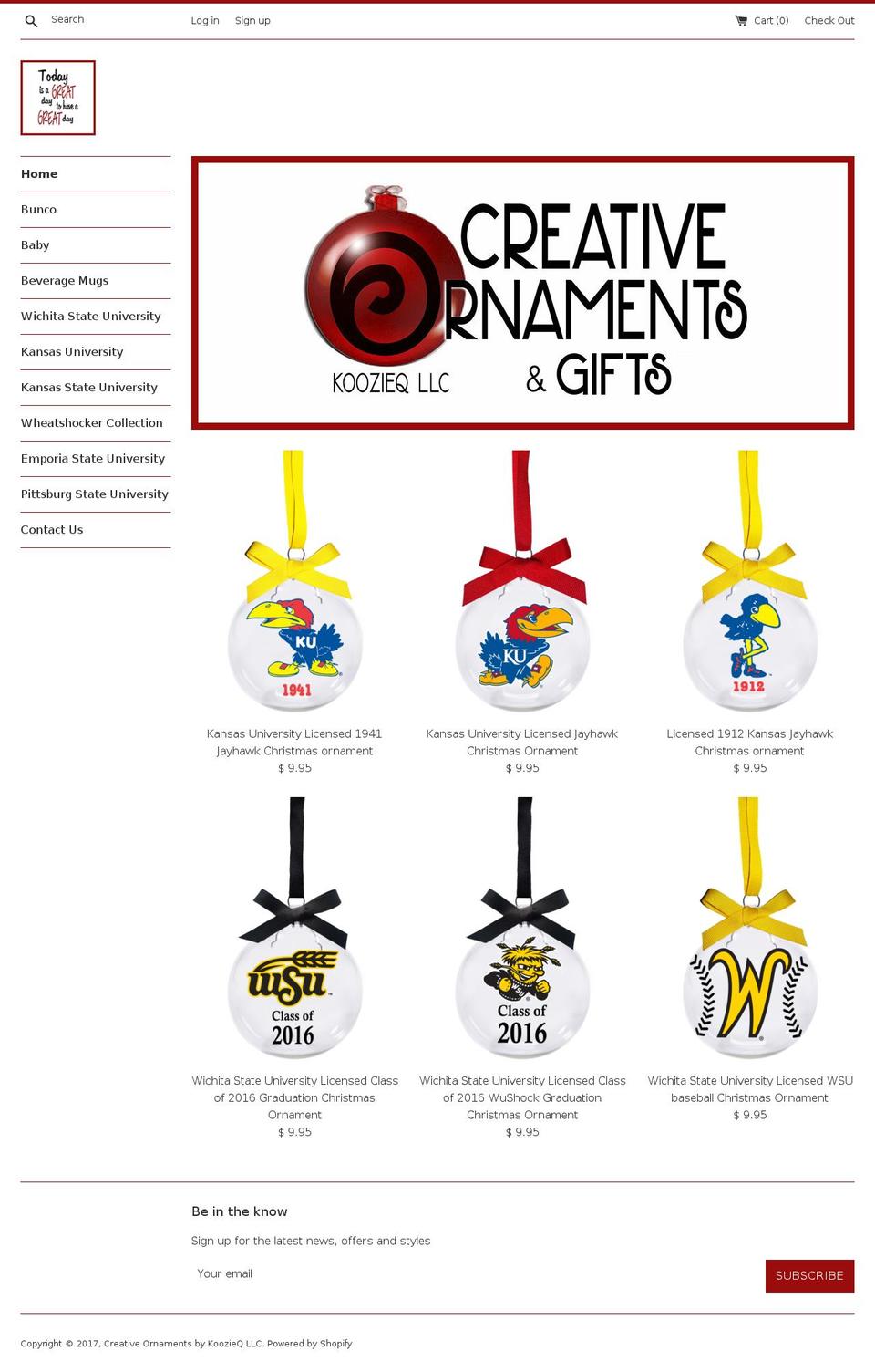 kansasjayhawkstore.com shopify website screenshot