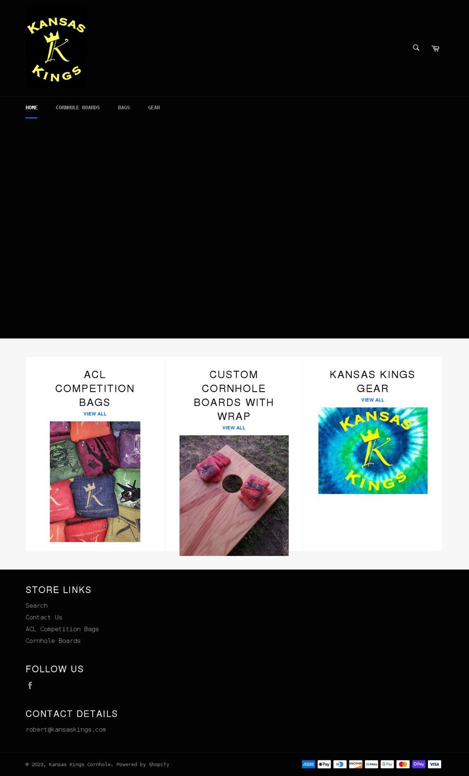 kansaskings.com shopify website screenshot