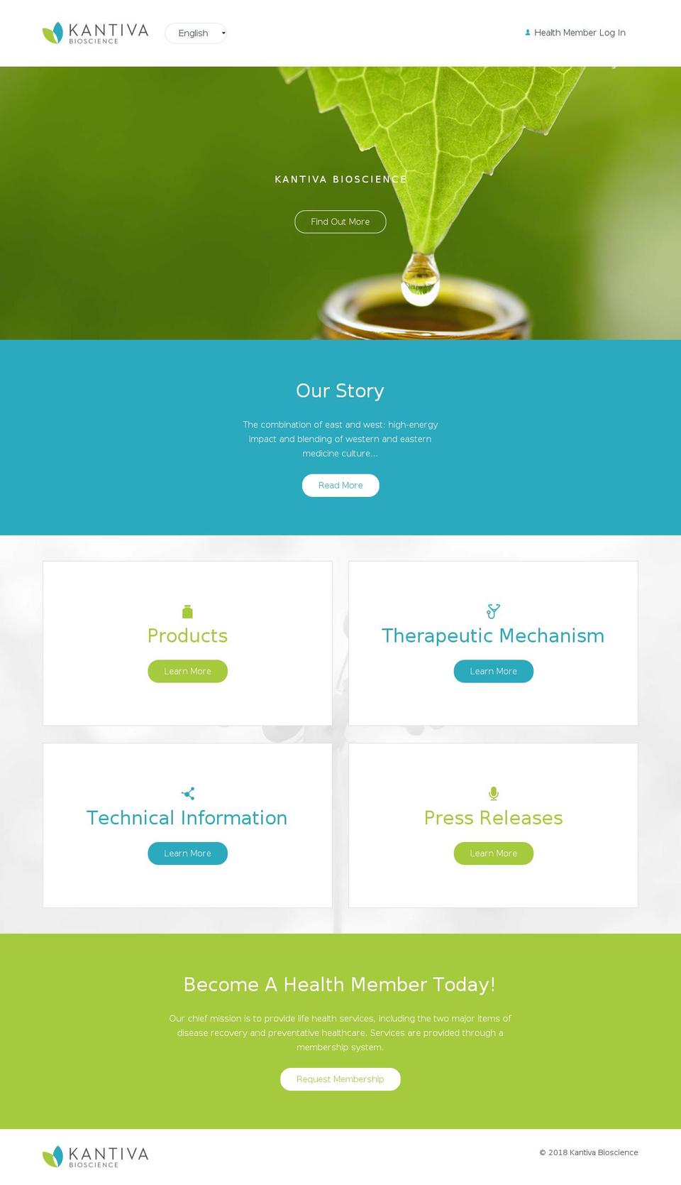 kantiva.com — Shopify storefront screenshot