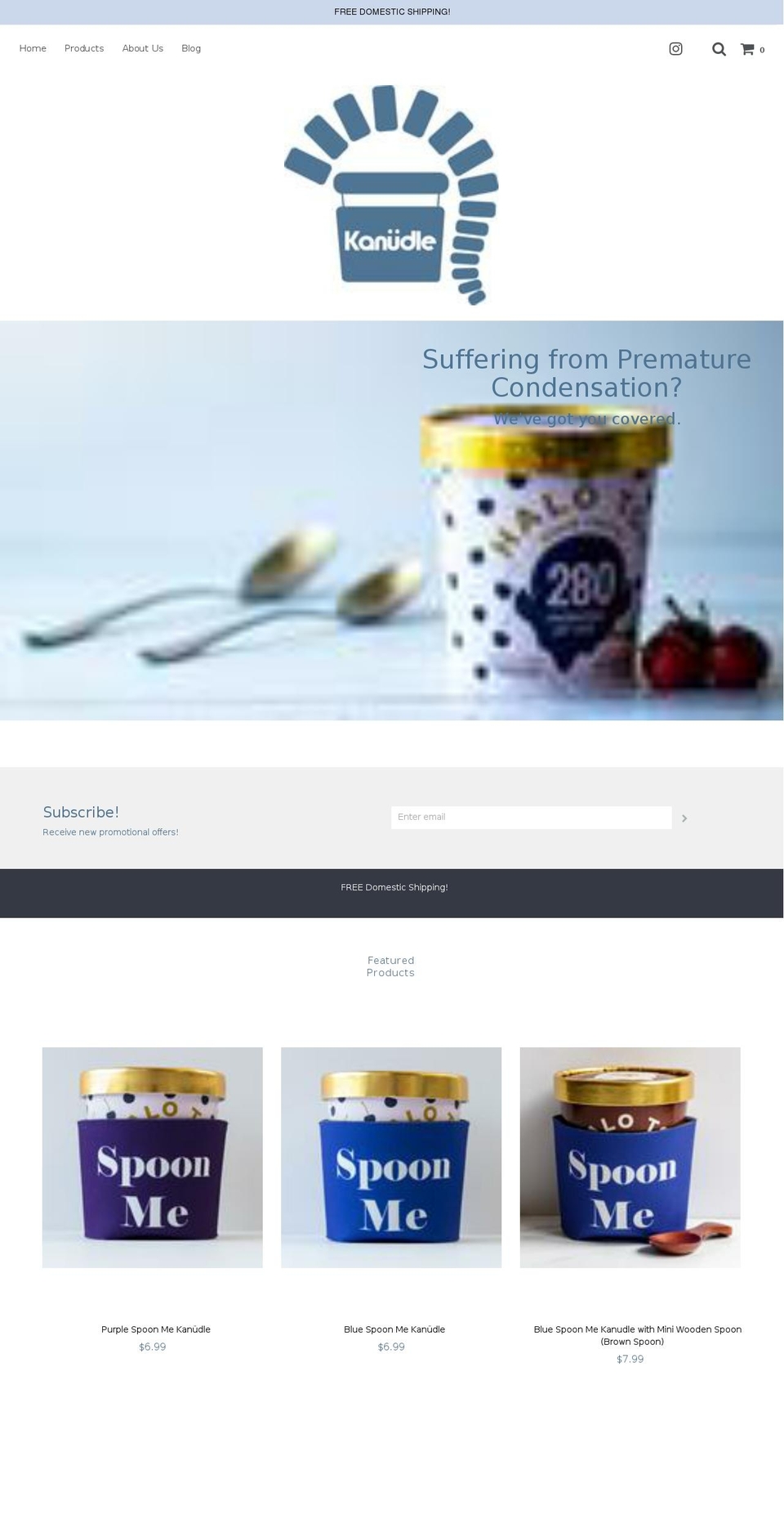 kanudle.com shopify website screenshot