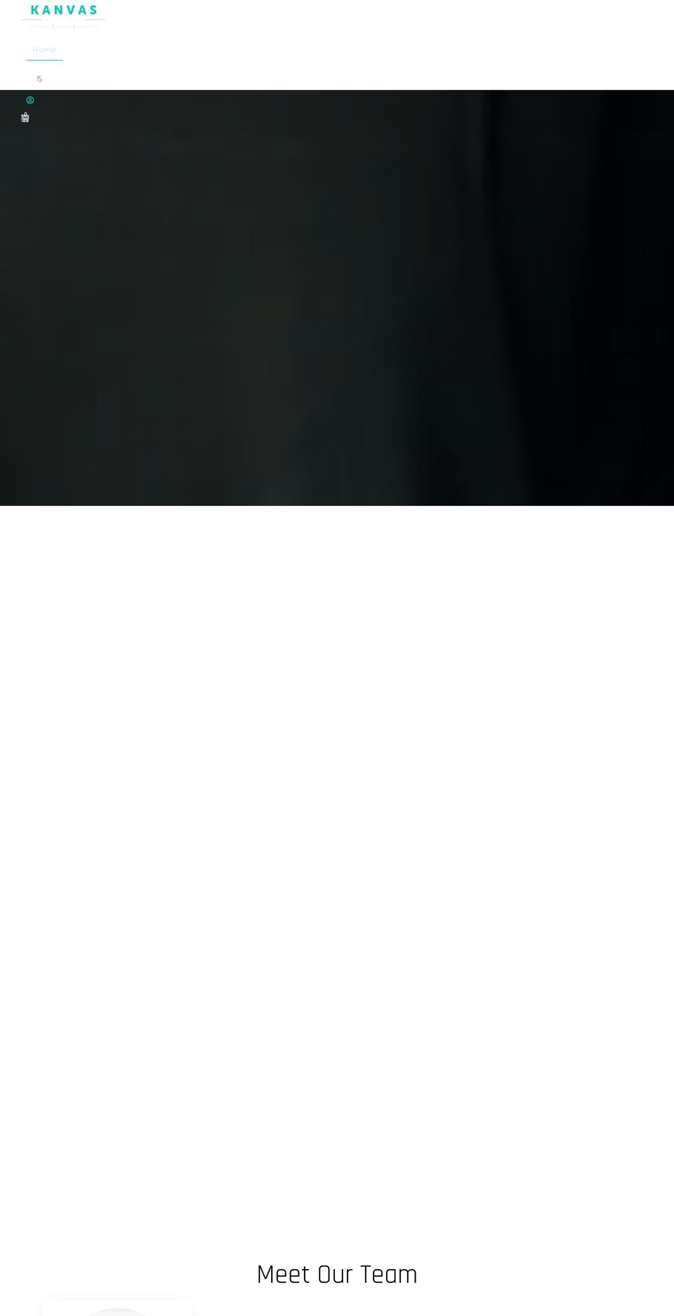 kanvascosmetics.com shopify website screenshot