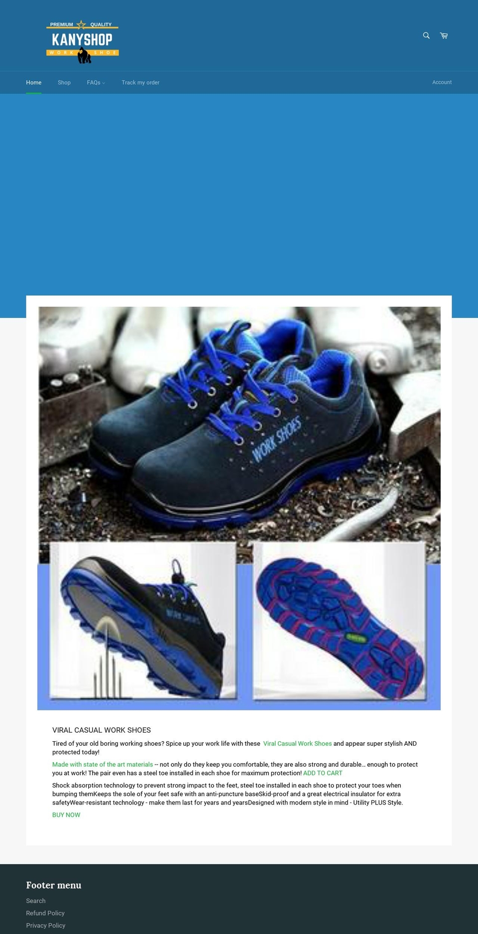 kanyshop.com — Shopify storefront screenshot
