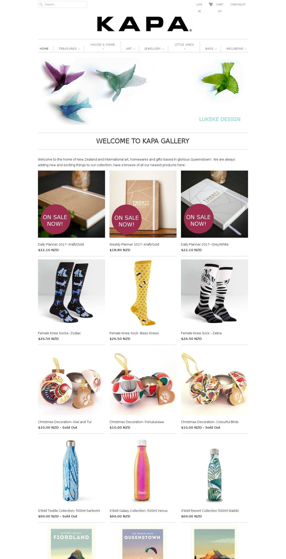 kapa.co.nz shopify website screenshot