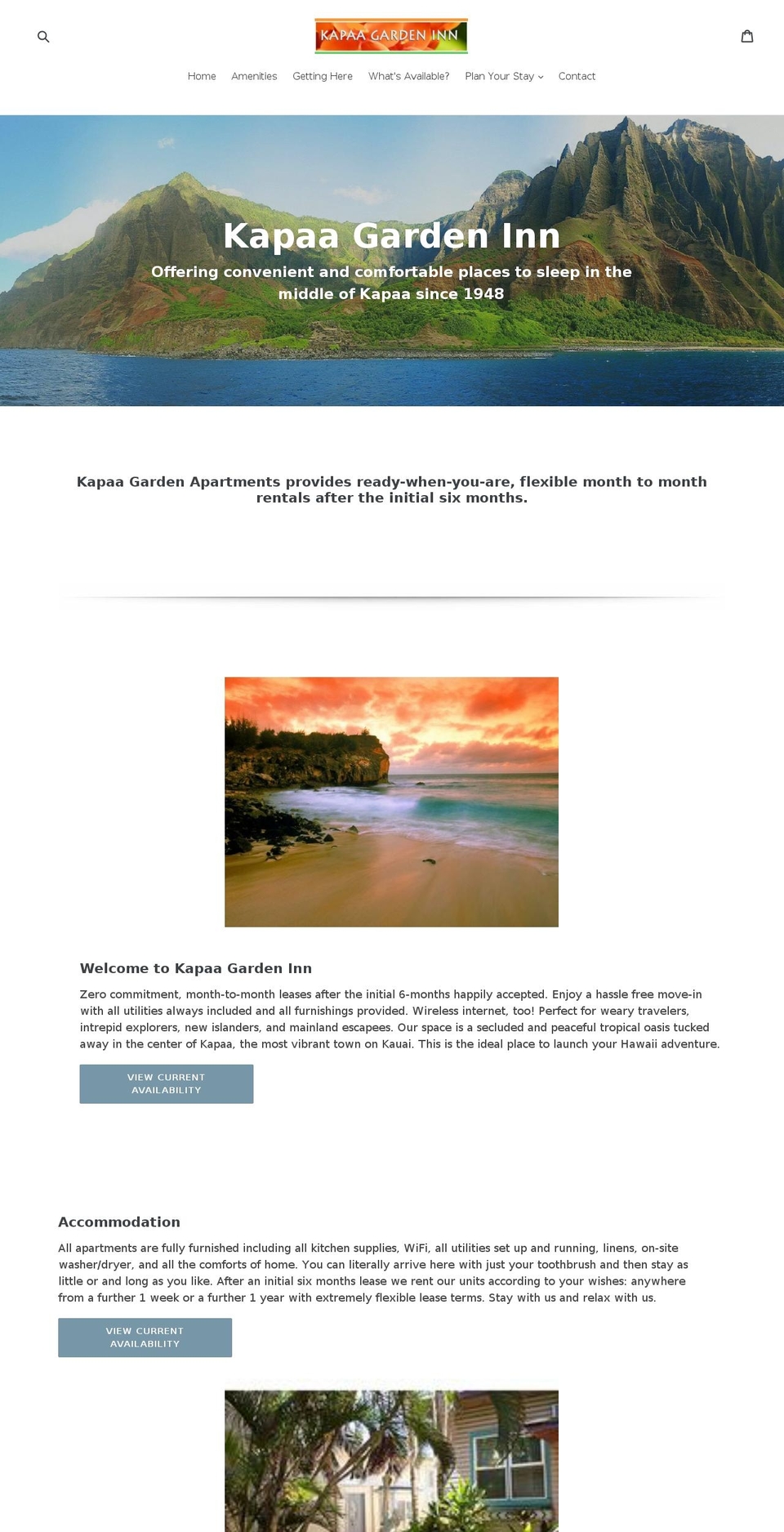 kapaagardeninn.com — Shopify storefront screenshot