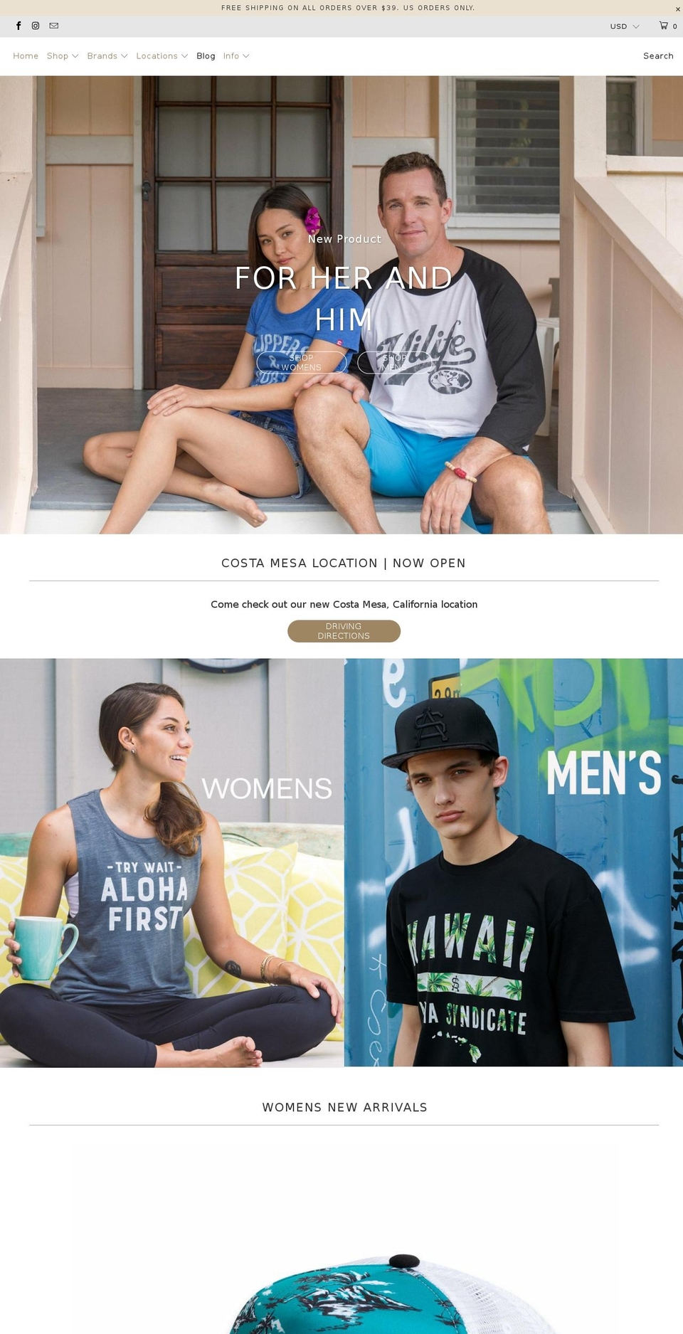 kapacollective.com shopify website screenshot