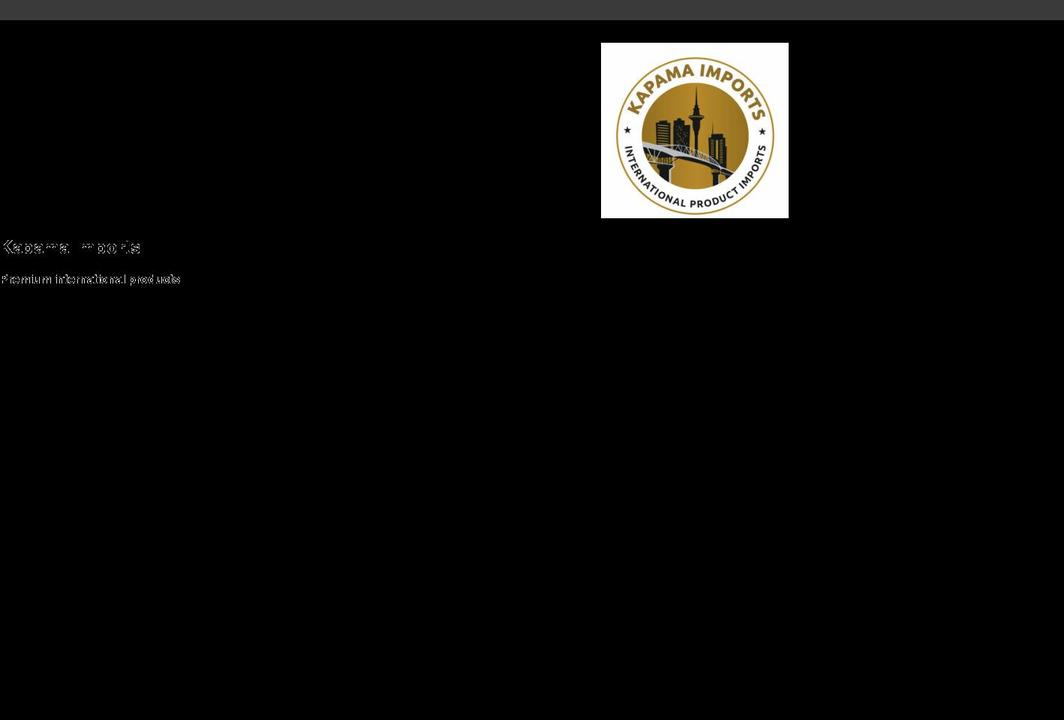 kapamanz.com shopify website screenshot