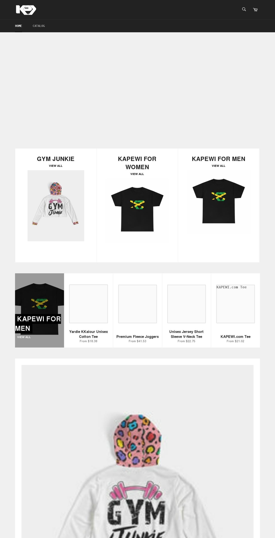 kapewi.com shopify website screenshot