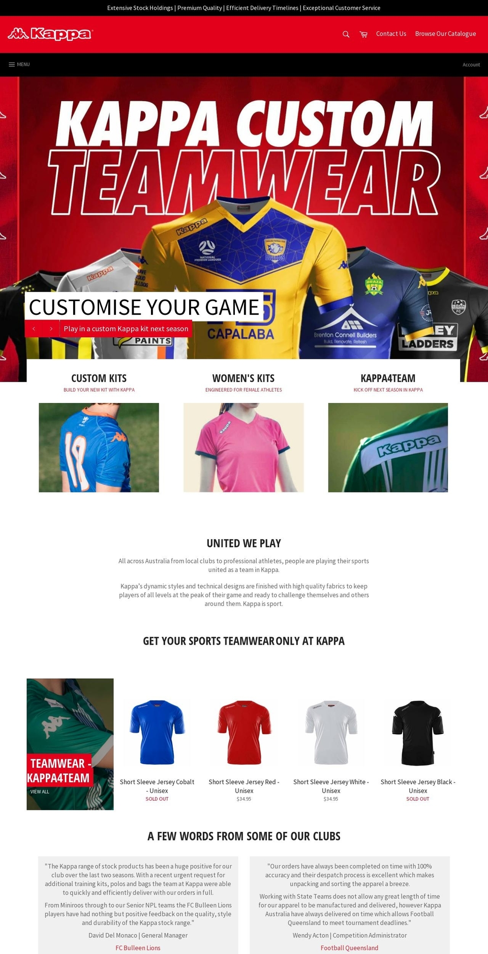 Megantic-v Shopify theme site example kappaaustralia.com.au