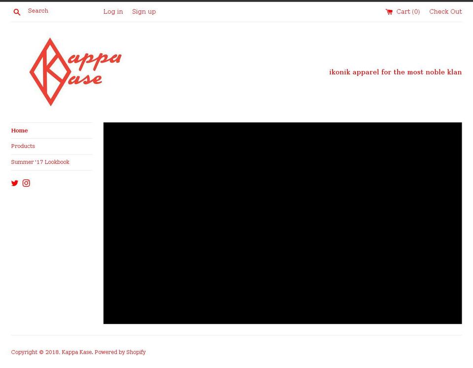 kappakase.com — Shopify storefront screenshot