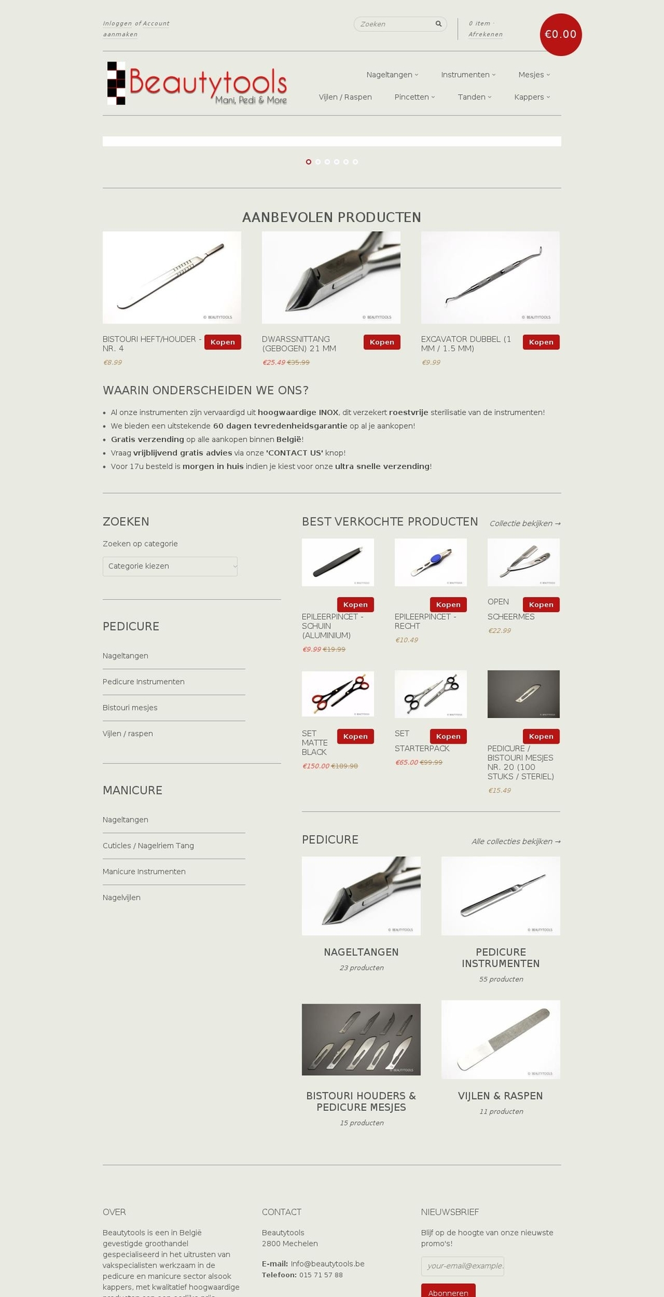 kappersscharen.be shopify website screenshot