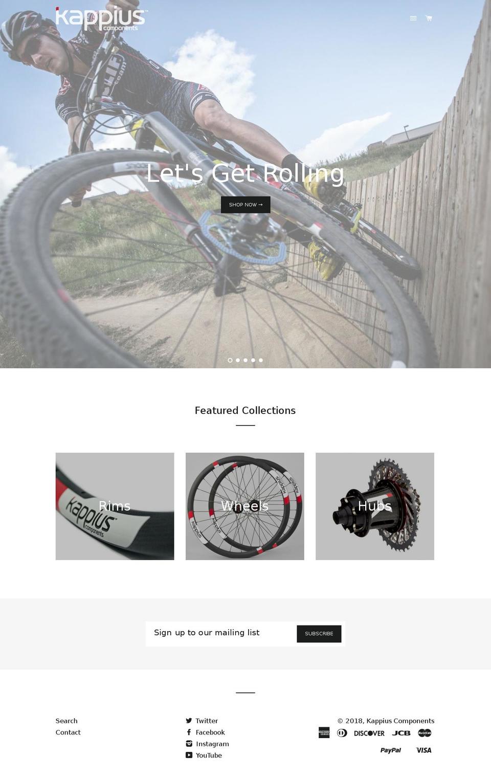 kappius.bike shopify website screenshot
