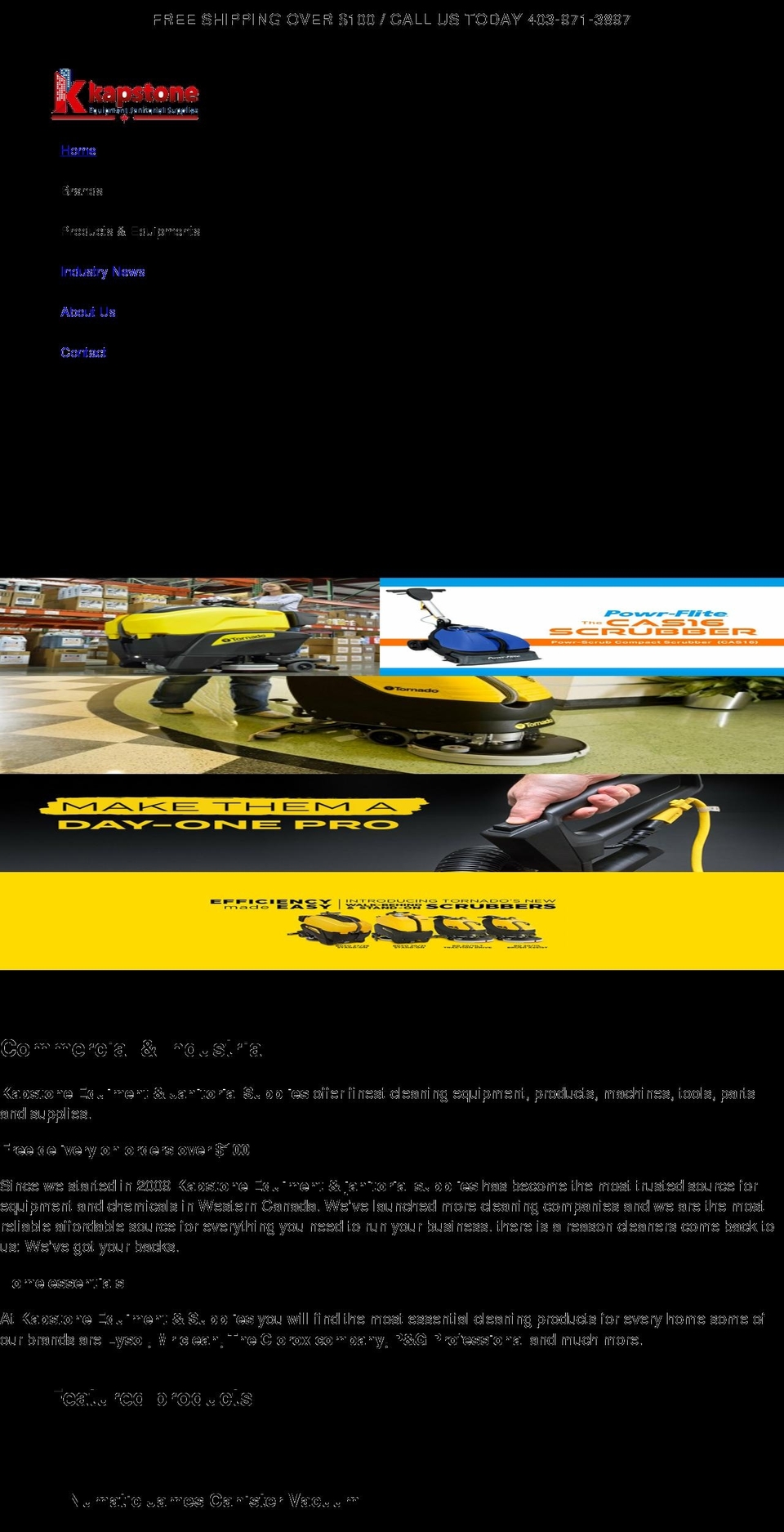 kapstonesupply.com shopify website screenshot