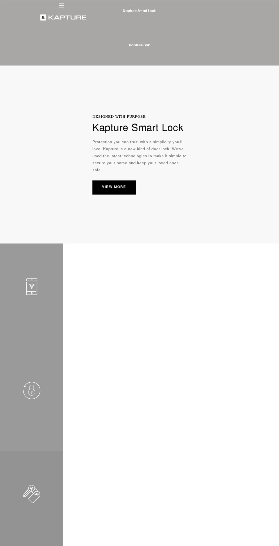 Narrative - Shopify theme site example kapturehome.com