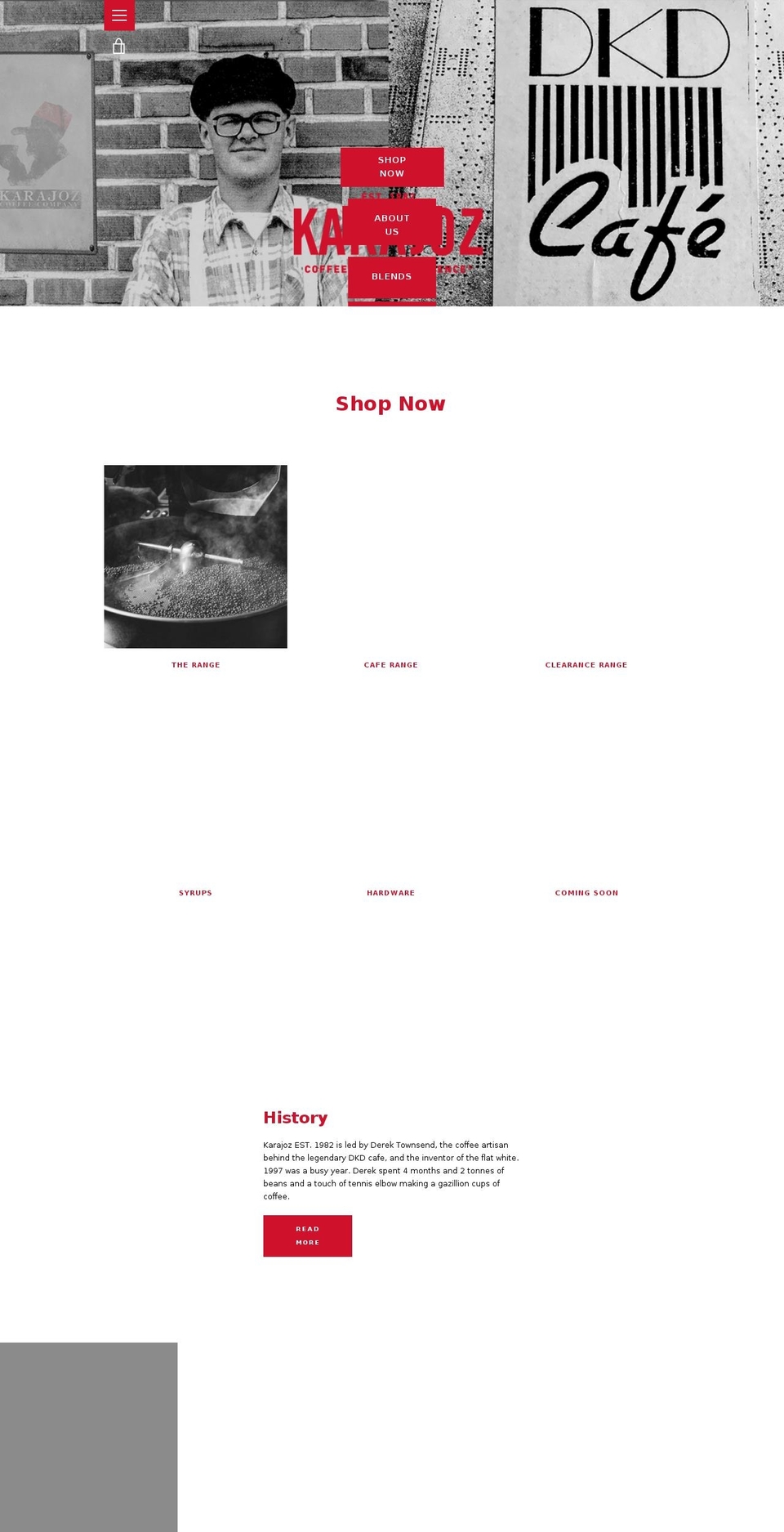 karajoz.co.nz shopify website screenshot