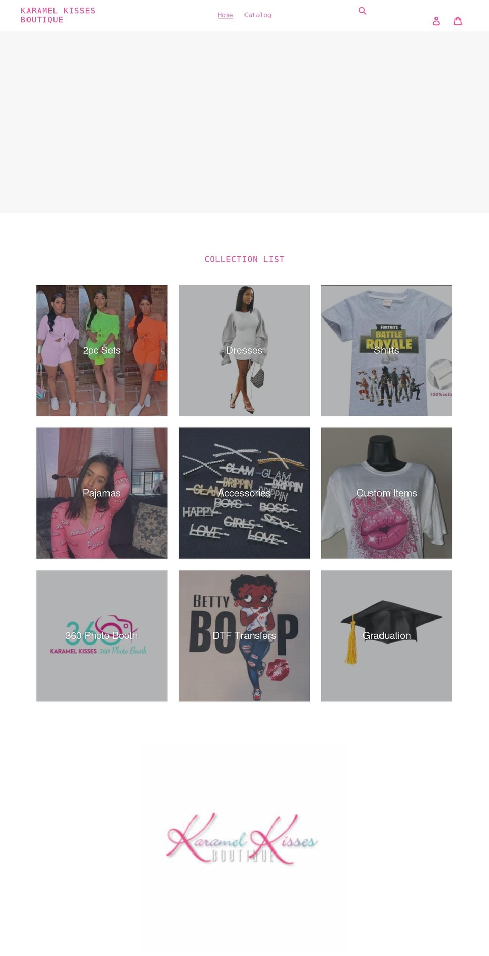 karamelkisses.com shopify website screenshot