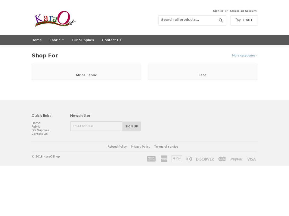 karaoshop.com — Shopify storefront screenshot