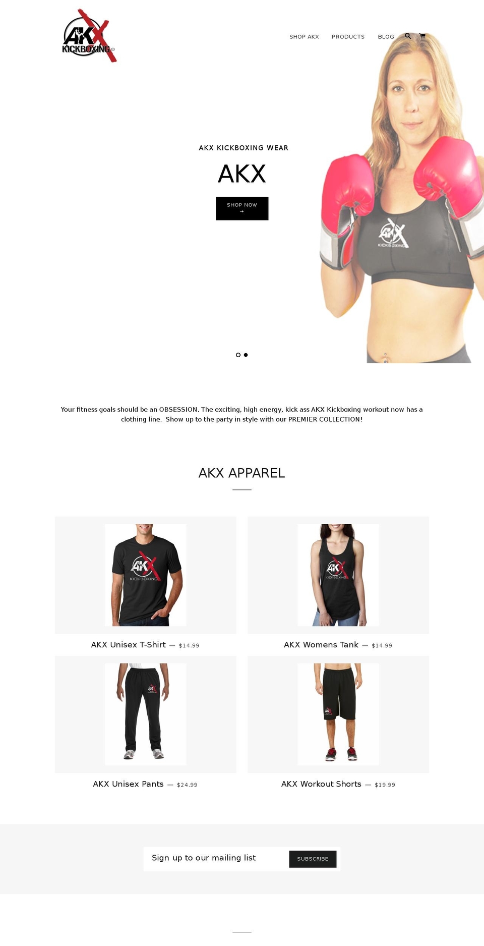 karateamerikick.com — Shopify storefront screenshot