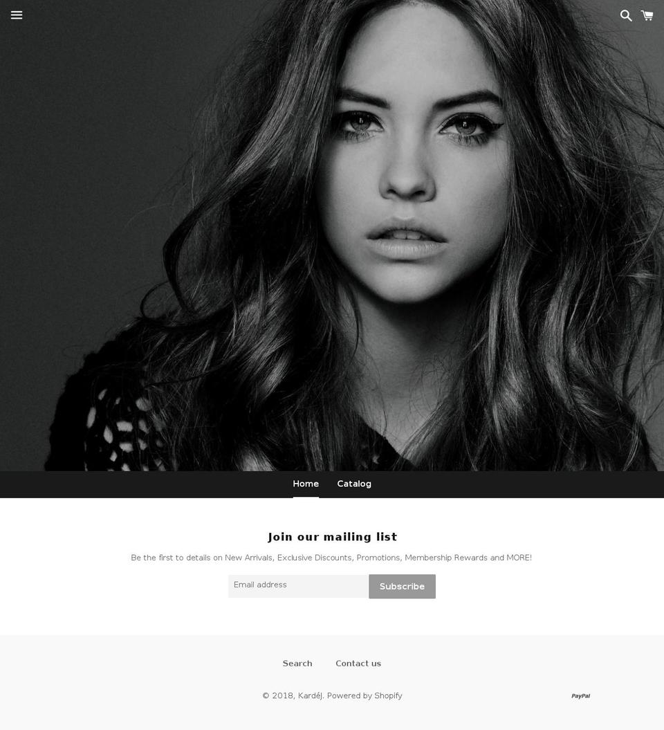 kardej.com — Shopify storefront screenshot