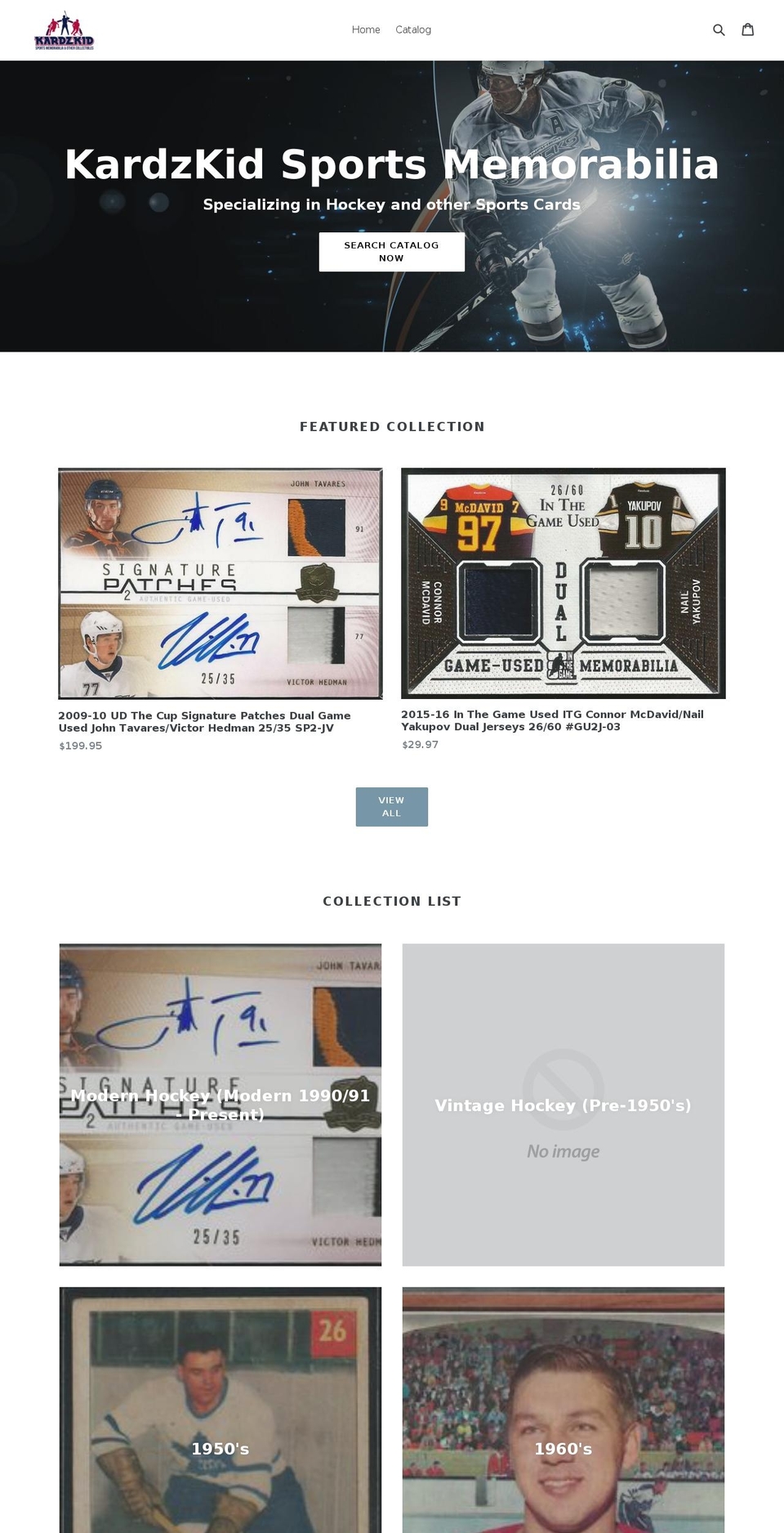 kardzkid.com — Shopify storefront screenshot