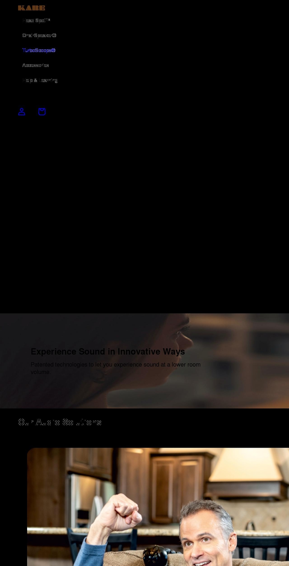 kareaudio.com shopify website screenshot