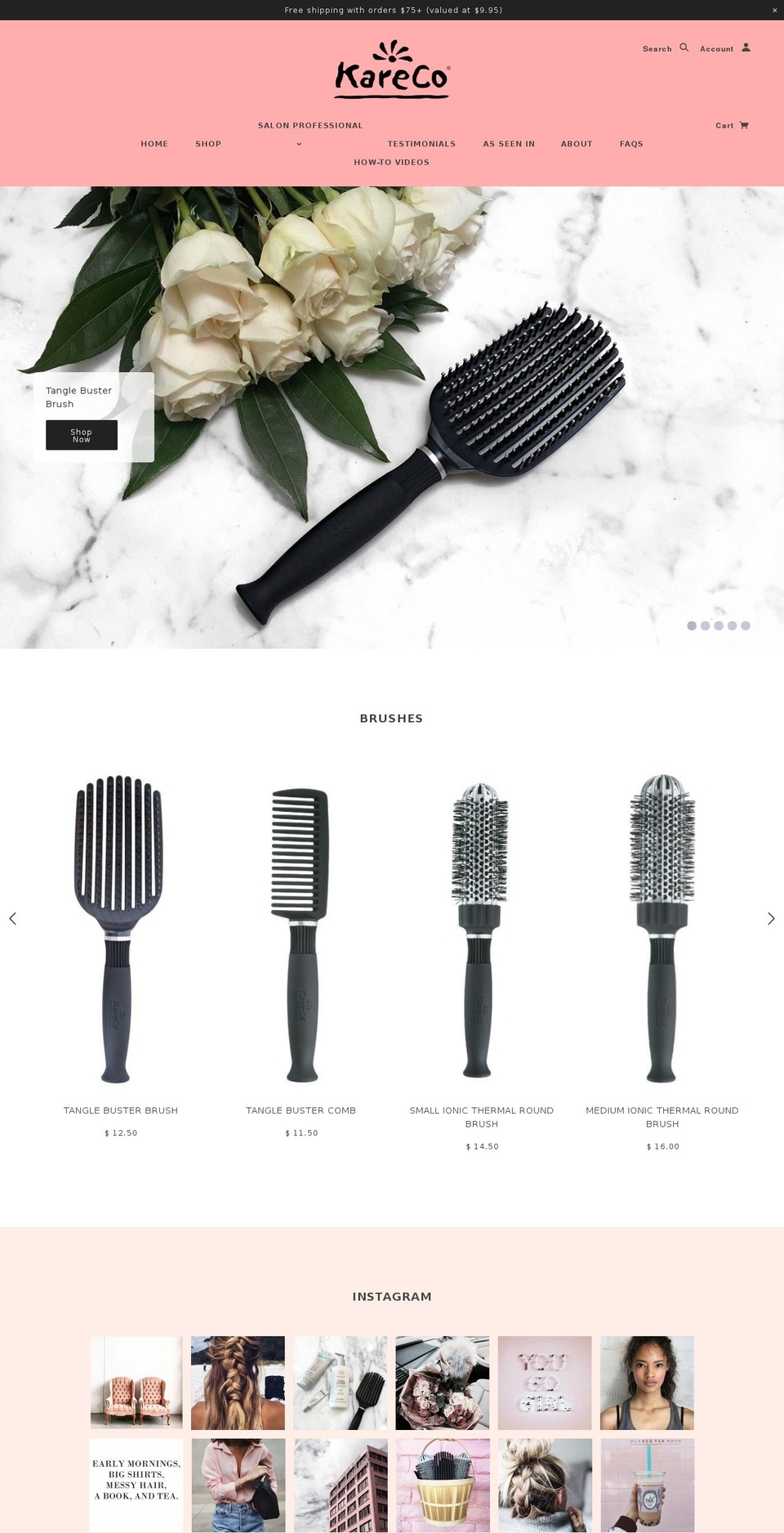 kareco.com shopify website screenshot