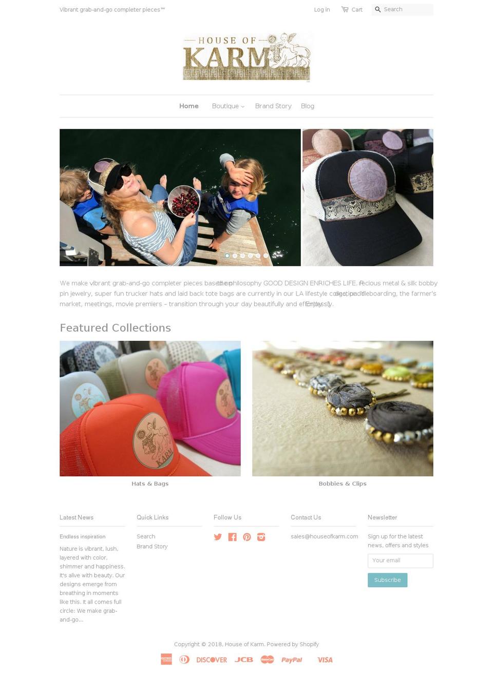 karencousino.com — Shopify storefront screenshot