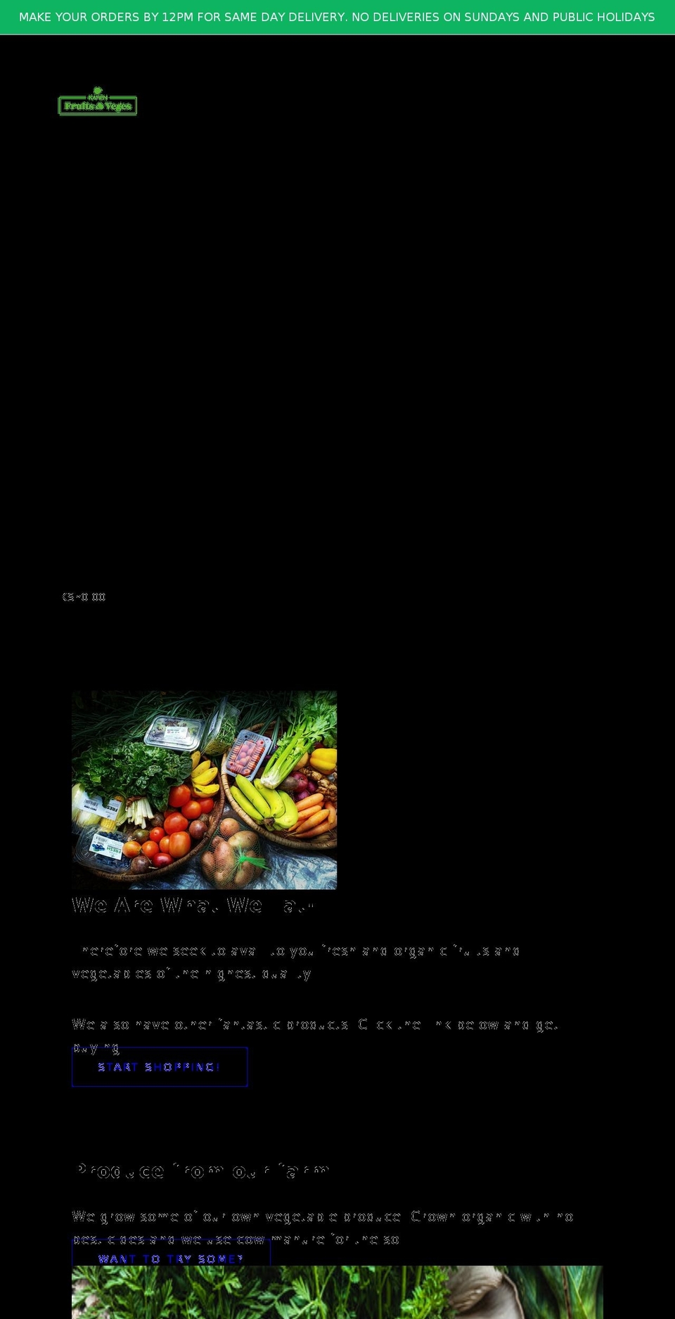 karenfruits.com shopify website screenshot